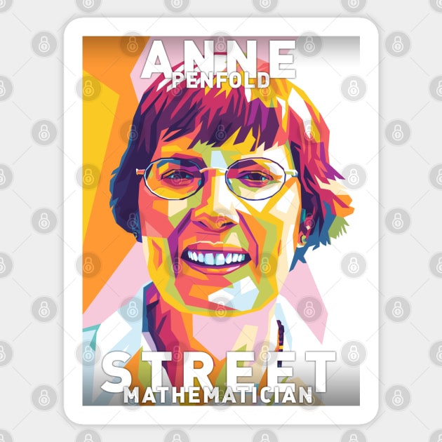 Anne Penfold Street Sticker by Shecience